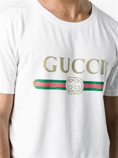 gucci print cotton t shirt fake|genuine gucci t shirts.